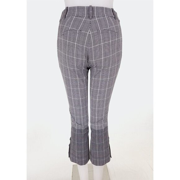 DEREK LAM 10 CROSBY 0 Two-toned Plaid Flannel Button Flare Cropped Pant $395US - Picture 10 of 11